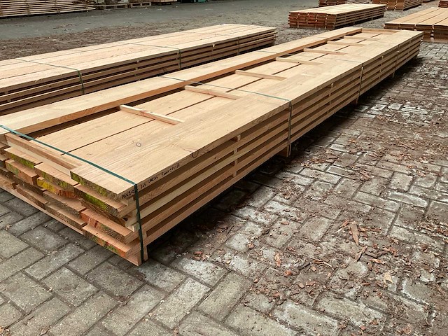 Lariks planken 33x250 mm (18x) - afbeelding 3 van  5