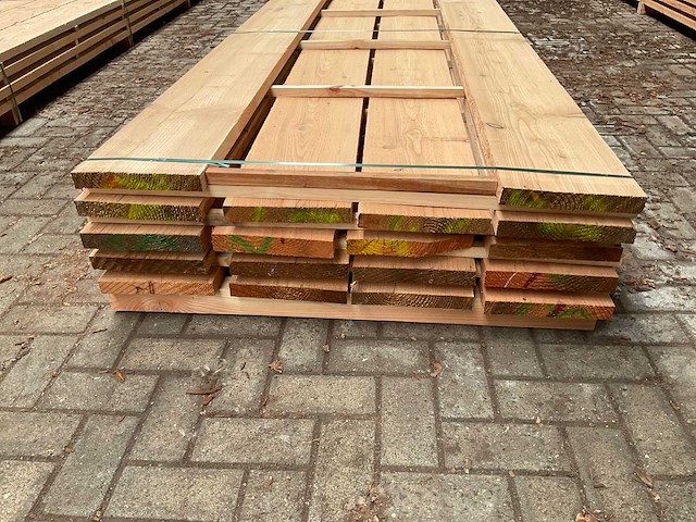 Lariks planken 33x250 mm (18x) - afbeelding 2 van  2
