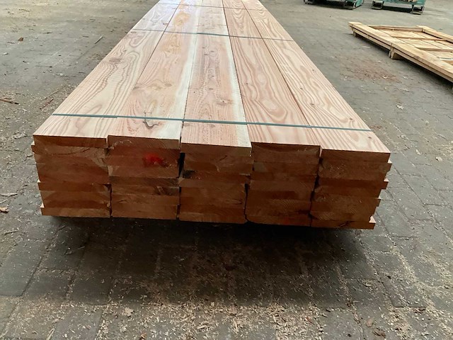 Lariks planken 35x200 mm geschaafd ca. 1,3 m³ - afbeelding 2 van  5