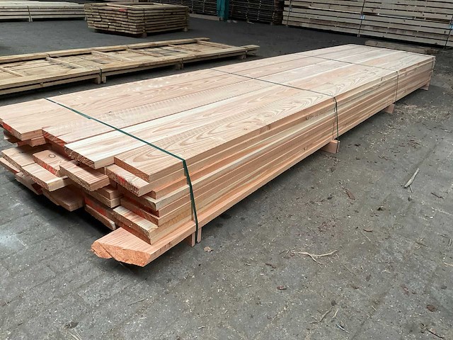 Lariks planken 35x200 mm geschaafd ca. 1,3 m³ - afbeelding 3 van  5