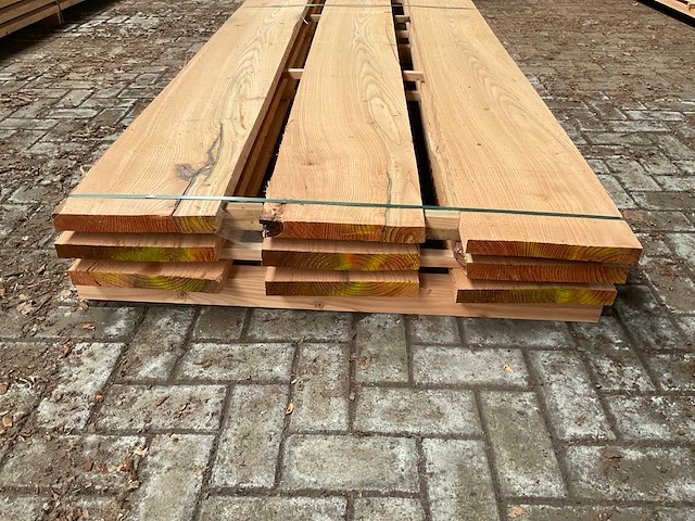 Lariks planken 35x300 mm (9x) - afbeelding 4 van  5