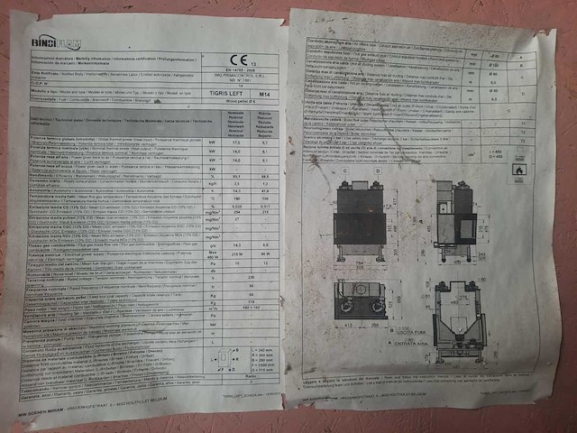 L’artictico dx 3 hoekhaard pelletkachel - afbeelding 4 van  5
