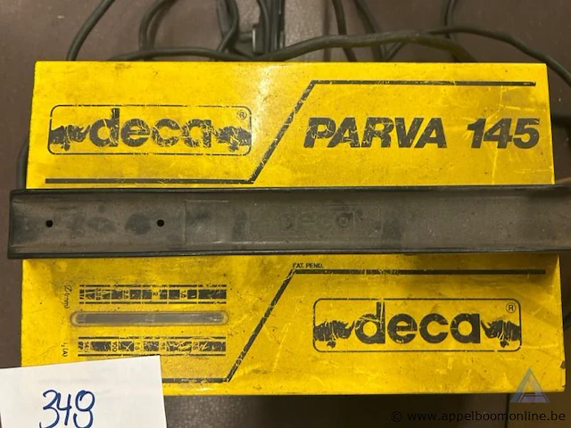 Lasapparaat deca parva 145, inclusief aardklem en elektrodehouder, 220 v. werking niet gekend. - afbeelding 3 van  3