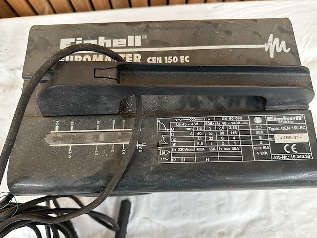 Lasapparaat einhell euromaster cen 150 ec - afbeelding 4 van  6