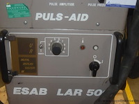 Lasapparaat, esab, lar 500 puls-aid, 500a, werking niet gekend - afbeelding 2 van  4