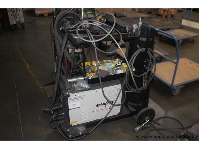 Lasapparaat ewm multimatrix taurus s 355, 400 v, serienummer 0000574603, laskabels, toorts, massaklem, gasslang, werking niet gekend - afbeelding 1 van  3