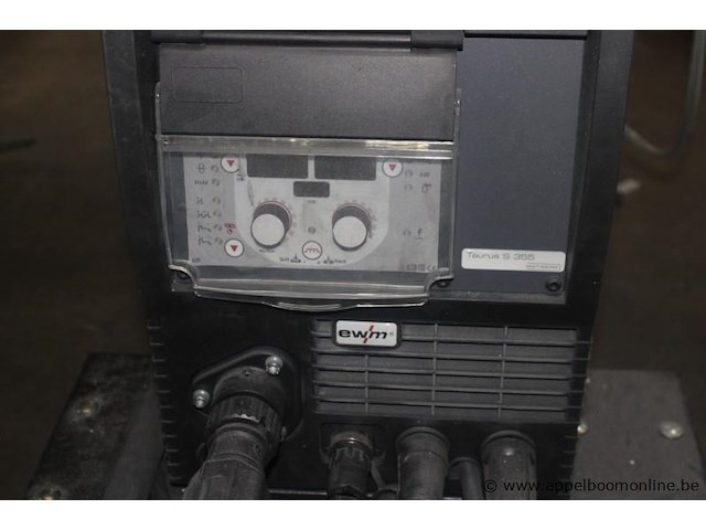 Lasapparaat ewm taurus 355 synergic s hp mm tkm, serienummer 0000611477, 400 v, 3 fasen, ce-gemarkeerd, laswagen, laskabels, werking niet gekend - afbeelding 2 van  3