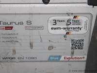 Lasapparaat ewm taurus 355 synergic s hp mm tkm, serienummer 0000617891, lasbekabeling, gasflessen, verrijdbare kar, werking niet gekend - afbeelding 2 van  4