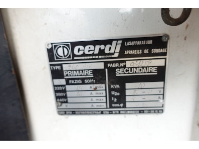 Lasapparaat halfautomaat cerdi - afbeelding 5 van  6
