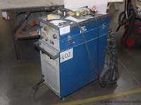 Lasapparaat messer griesheim euromag 25-2, 380 v, serienummer 1830128, met draadaanvoerunit en laskabels, werking niet gekend - afbeelding 1 van  4