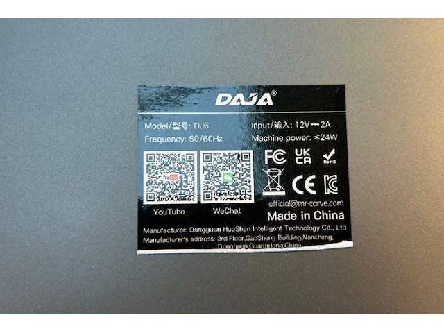 Laser graveermachine daja - afbeelding 5 van  5