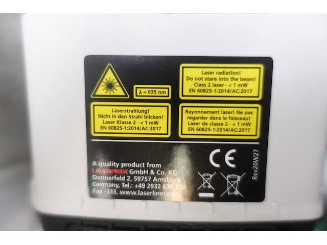 Laser op statief laserliner - afbeelding 4 van  5