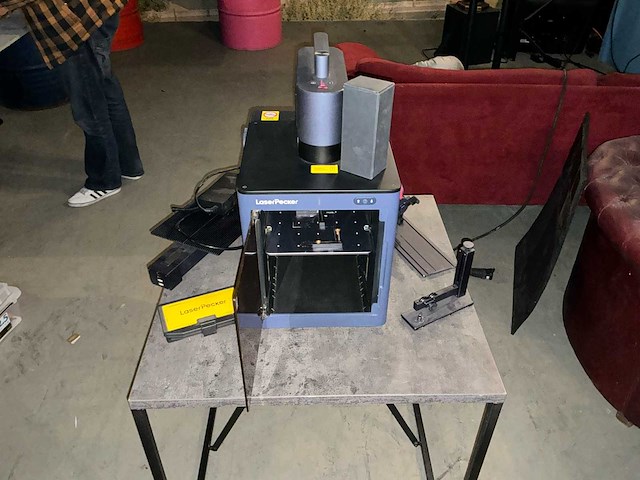 Laserpecker lp5 smart 20w fiber + diode laser engraver electronica - afbeelding 1 van  11