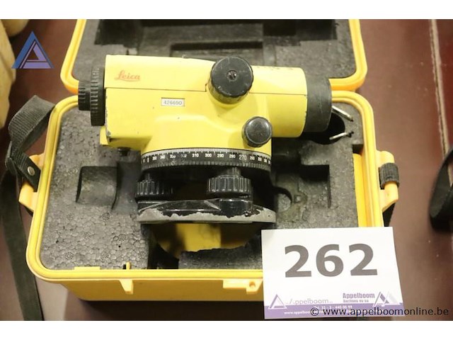 Laserwaterpas - leica - runner 24 toebehoren - koffer - afbeelding 1 van  3