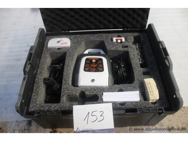 Laserwaterpas laserliner, 100 v, inclusief accu's, inclusief koffer, afstandsbediening, lader, ontvanger, handleidingen, montagebeugels, werking niet gekend - afbeelding 1 van  2