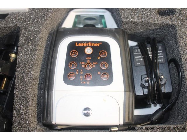 Laserwaterpas laserliner, 100 v, inclusief accu's, inclusief koffer, afstandsbediening, lader, ontvanger, handleidingen, montagebeugels, werking niet gekend - afbeelding 2 van  2
