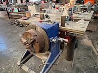 Lasmanipulator hbm machiines 9325 13mm, zware metalen werkbank met houten blad 124x385 cm (12) - afbeelding 8 van  11