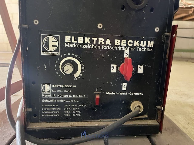 Laspost elektra beckum co2-120/15 - afbeelding 3 van  4