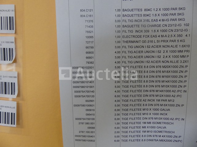 Lasstaven en schroefdraadstaven in roestvrij staal/staal - afbeelding 6 van  8