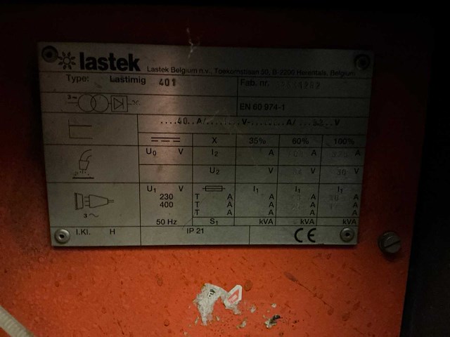Lastek lastimig 401 mig lasapparaat - afbeelding 6 van  8
