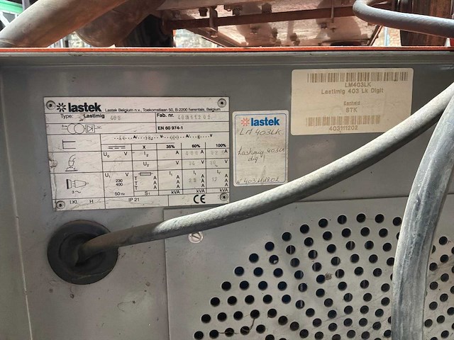 Lastek lastimig 403 mig lasapparaat - afbeelding 5 van  9