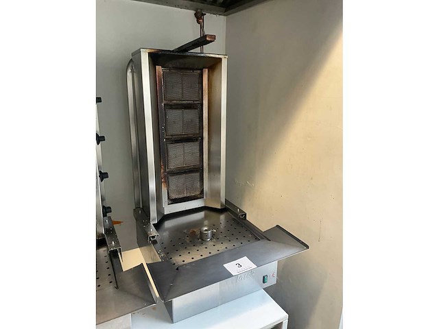 Latek gas döner grill - afbeelding 2 van  3