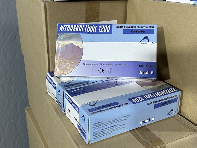 Latex handschoen s 40dozen (1000/doos) - afbeelding 3 van  3
