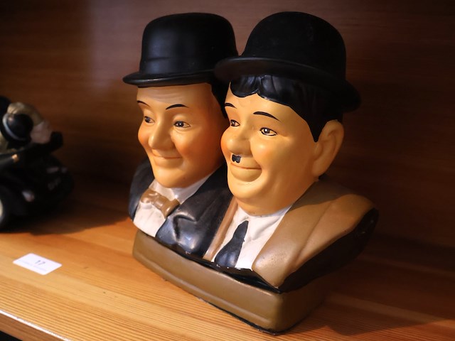 Laurel & hardy beeld (x2) - afbeelding 6 van  7