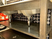 Lavabo 2 kraans + meubel en spiegel - afbeelding 6 van  10