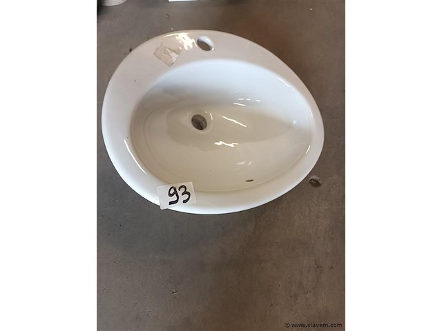 Lavabo in porselein - afbeelding 1 van  4
