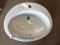 Lavabo in porselein - afbeelding 3 van  4