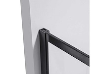 Lavinno - 90 bcf - inloopdouche met mat zwart frame - afbeelding 2 van  3