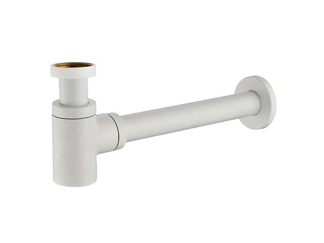 Lavinno - design sifon met afvoerplug mat wit (2x) - afbeelding 5 van  5