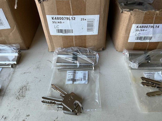 Lc k480079l14 35/50 partij cilinder sloten inclusief 3 sleutels - afbeelding 1 van  1