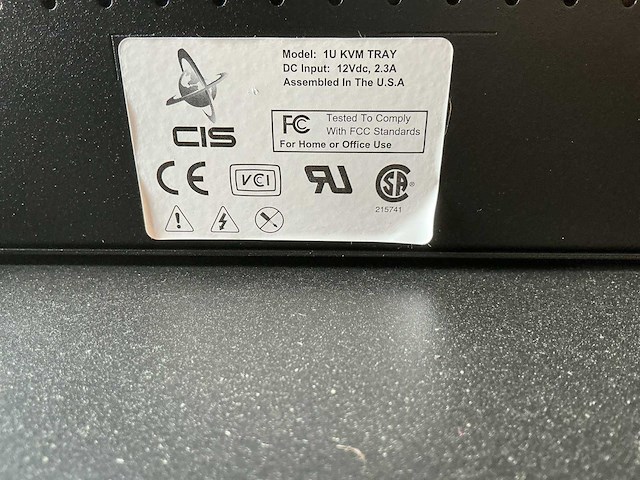 Lcd 19”rack console 14 kvm tray - afbeelding 3 van  4