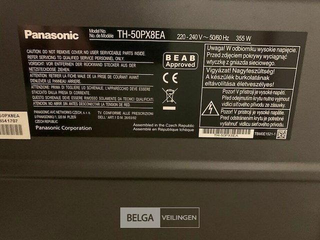 Lcd scherm panasonic viera 125cm - afbeelding 2 van  3