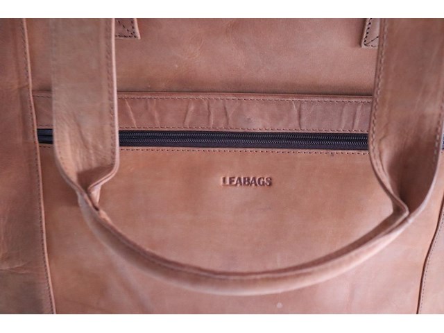 Leabags lederen handtas - afbeelding 2 van  4