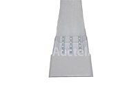 Led-batten 120w met lens – 120cm – 6500k koud wit (x10) - afbeelding 1 van  5