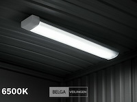 Led-batten 120w met lens – 120cm – 6500k koud wit (x10) - afbeelding 1 van  6