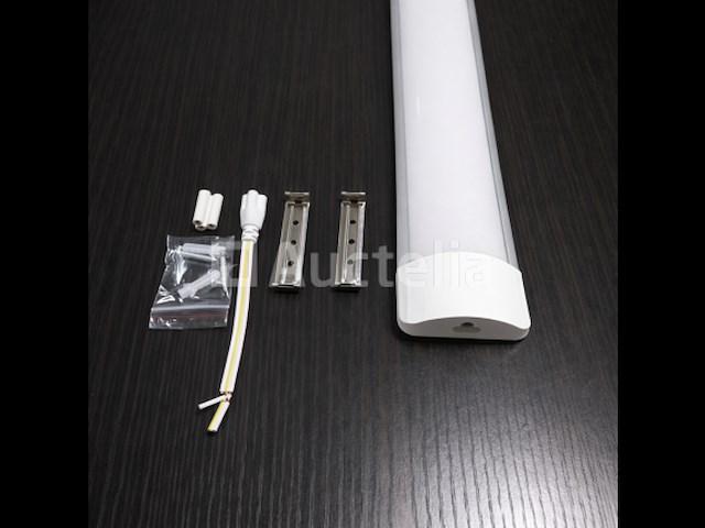 Led batten 18w – 60cm – 6500k koud wit – ip20 stofdicht – koppelbaar (x100) - afbeelding 4 van  5
