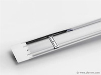 Led batten 18w – 60cm – 6500k koud wit – ip20 stofdicht – koppelbaar (x20) - afbeelding 5 van  5