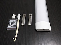Led batten 18w – 60cm – 6500k koud wit – ip20 stofdicht – koppelbaar (x40) - afbeelding 2 van  5