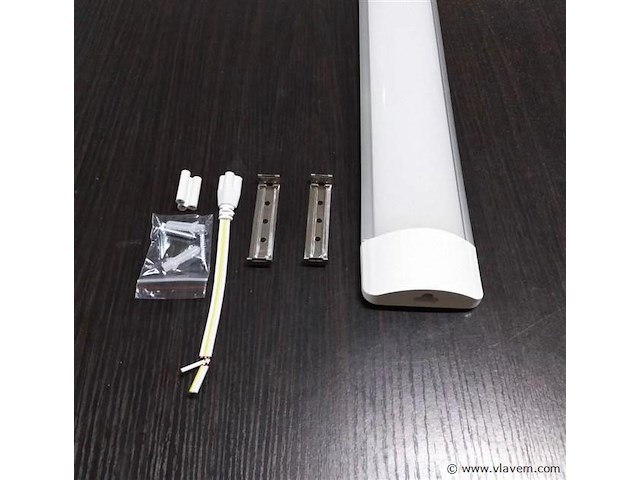 Led batten 36w – 120cm – 4000k neutraal wit – ip20 stofdicht – koppelbaar (x20) - afbeelding 3 van  6