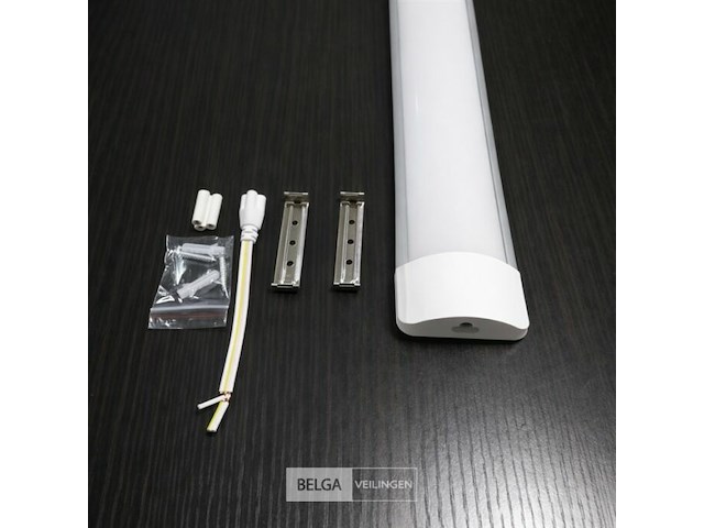 Led batten 36w – 120cm – 6500k koud wit – ip20 stofdicht – koppelbaar (x100) - afbeelding 4 van  6
