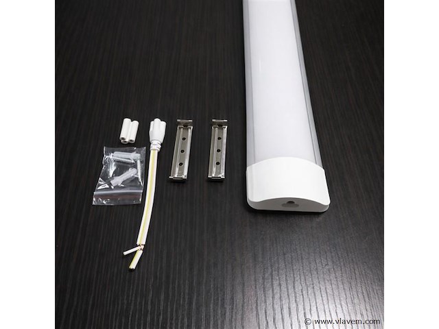Led batten 36w – 120cm – 6500k koud wit – ip20 stofdicht – koppelbaar (x20) - afbeelding 3 van  5
