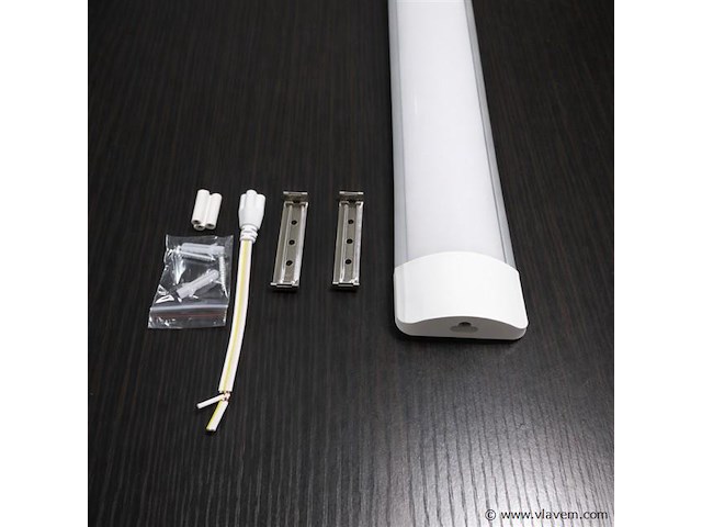 Led batten 45w – 150cm – 6500k koud wit – ip20 stofdicht – koppelbaar (x40) - afbeelding 2 van  5