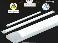 Led batten 45w – 150cm – 6500k koud wit – ip20 stofdicht – koppelbaar (x40) - afbeelding 6 van  6