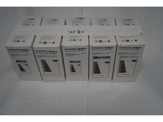 Led bulb e27 4w, not dimm. (10x) - afbeelding 1 van  1
