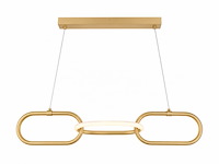 Led design hanglamp 20w – 4000k neutraal wit - rose gold – ip20 – empire-20 - afbeelding 1 van  5