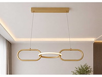 Led design hanglamp 20w – 4000k neutraal wit - rose gold – ip20 – empire-20 - afbeelding 1 van  5